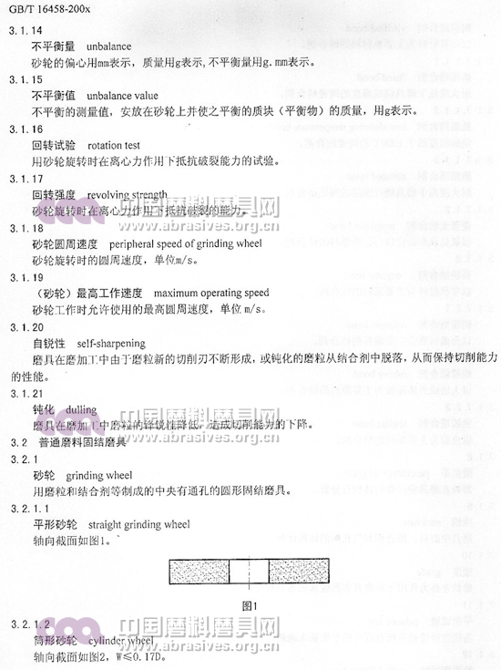 中華人民共和國(guó)國(guó)家標(biāo)準(zhǔn) 磨料磨具術(shù)語(yǔ)（三）