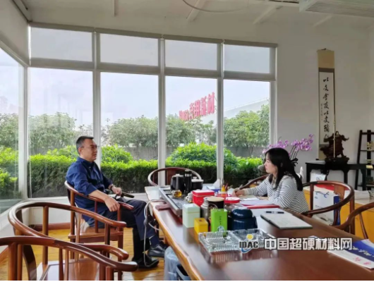 中國超硬材料網(wǎng)一行走進奔朗新材、海明潤