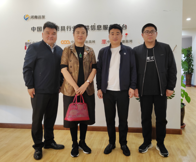 廣州城市理工學院珠寶學院院長馮敏一行到訪中國超硬材料網(wǎng)